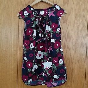 Merona tie neck blouse